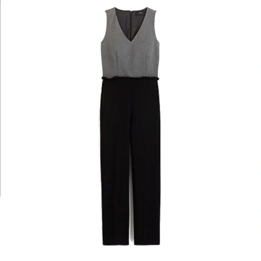 J. Crew Wide Leg Combo Jumpsuit Size 6